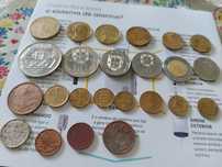 25 moedas diferentes muito antigas para colecionadores
