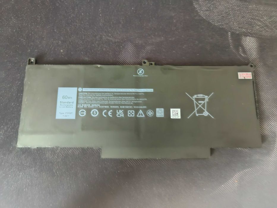 Акумулятор для Dell Latitude 7490 7.6V 60 Wh (F3YGT)