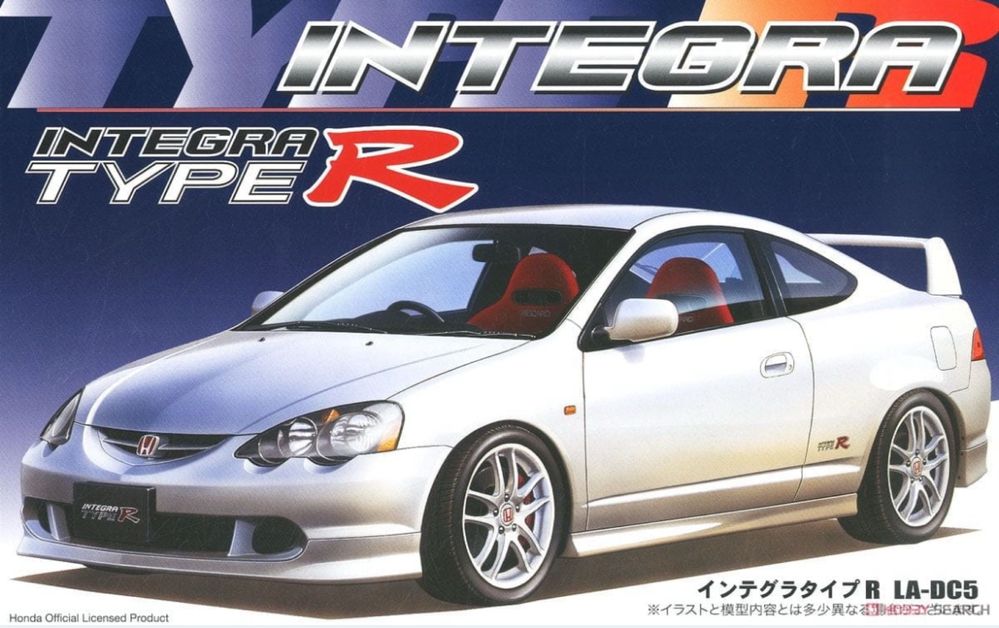 Samochód Honda Integra Type R DC5 model 1:24 Fujimi 047102