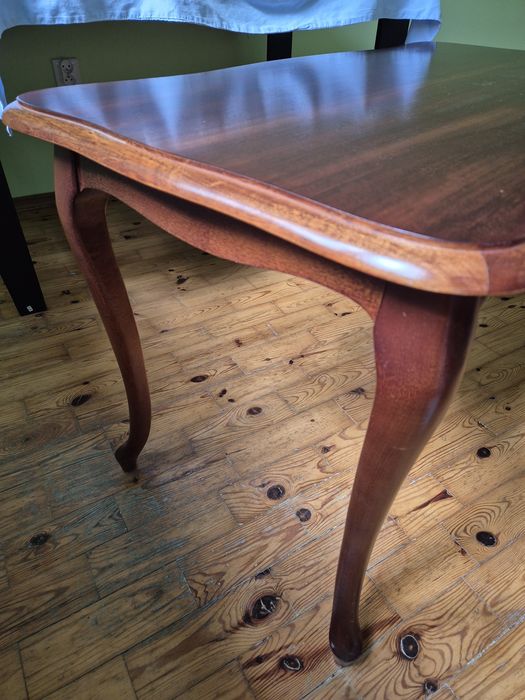 Stolik kawowy ława ludwikowska drewniana Ludwik Chełmża drewno