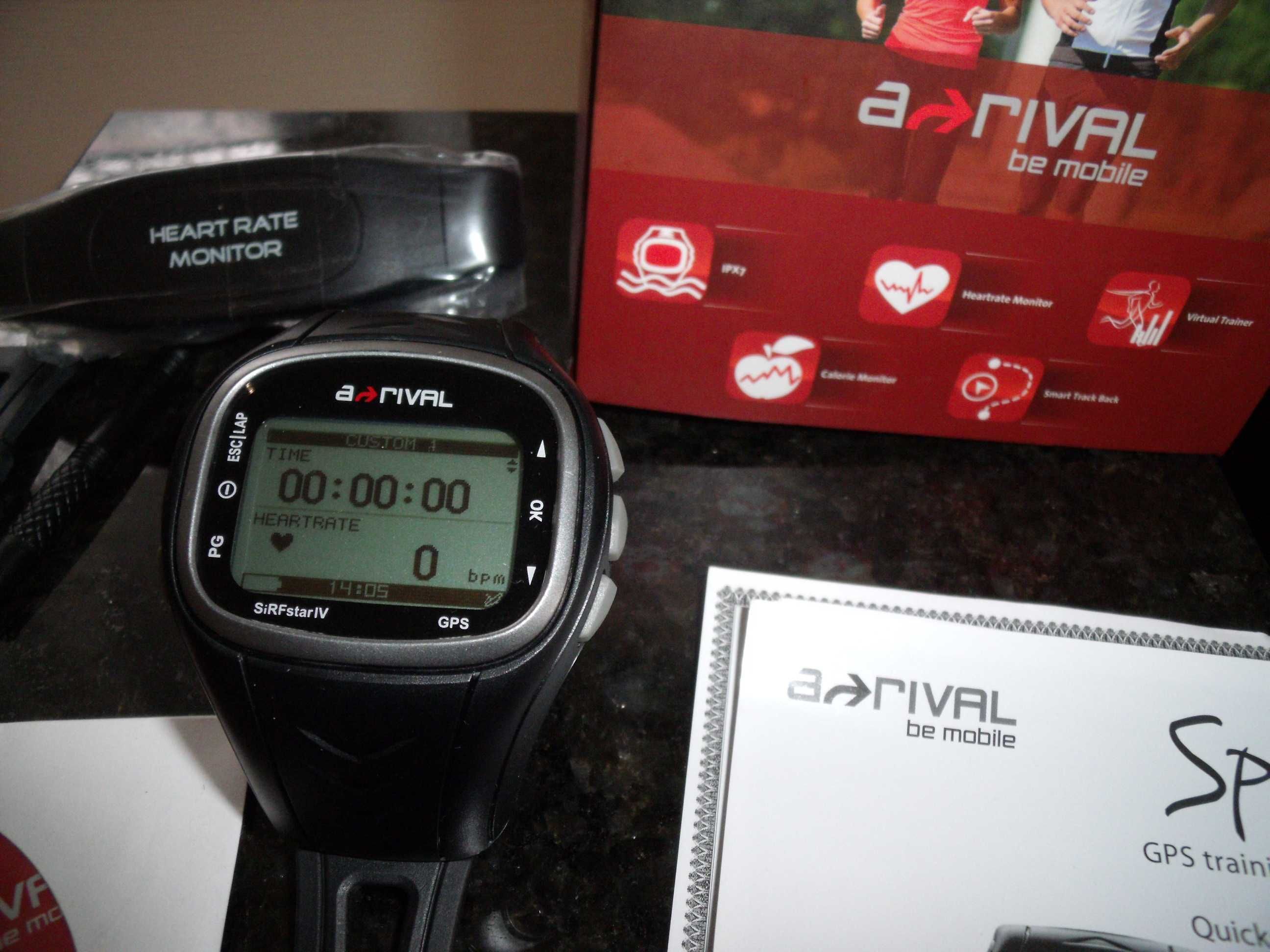 Smartwatch treningowy z pulsometrem i GPS, A- Rival SPOQ