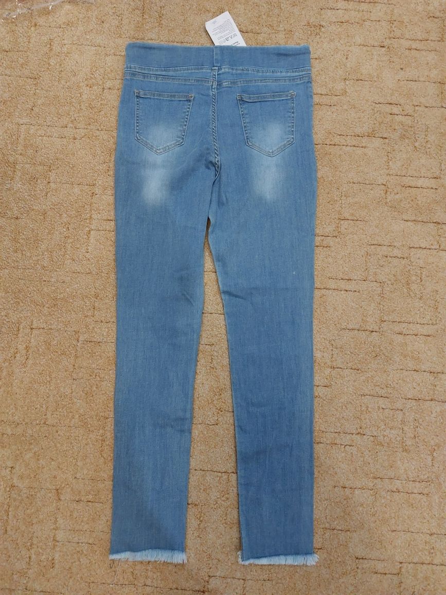 Okazja Nowe wygodne spodnie jeansy na gumce ,pas 40x2