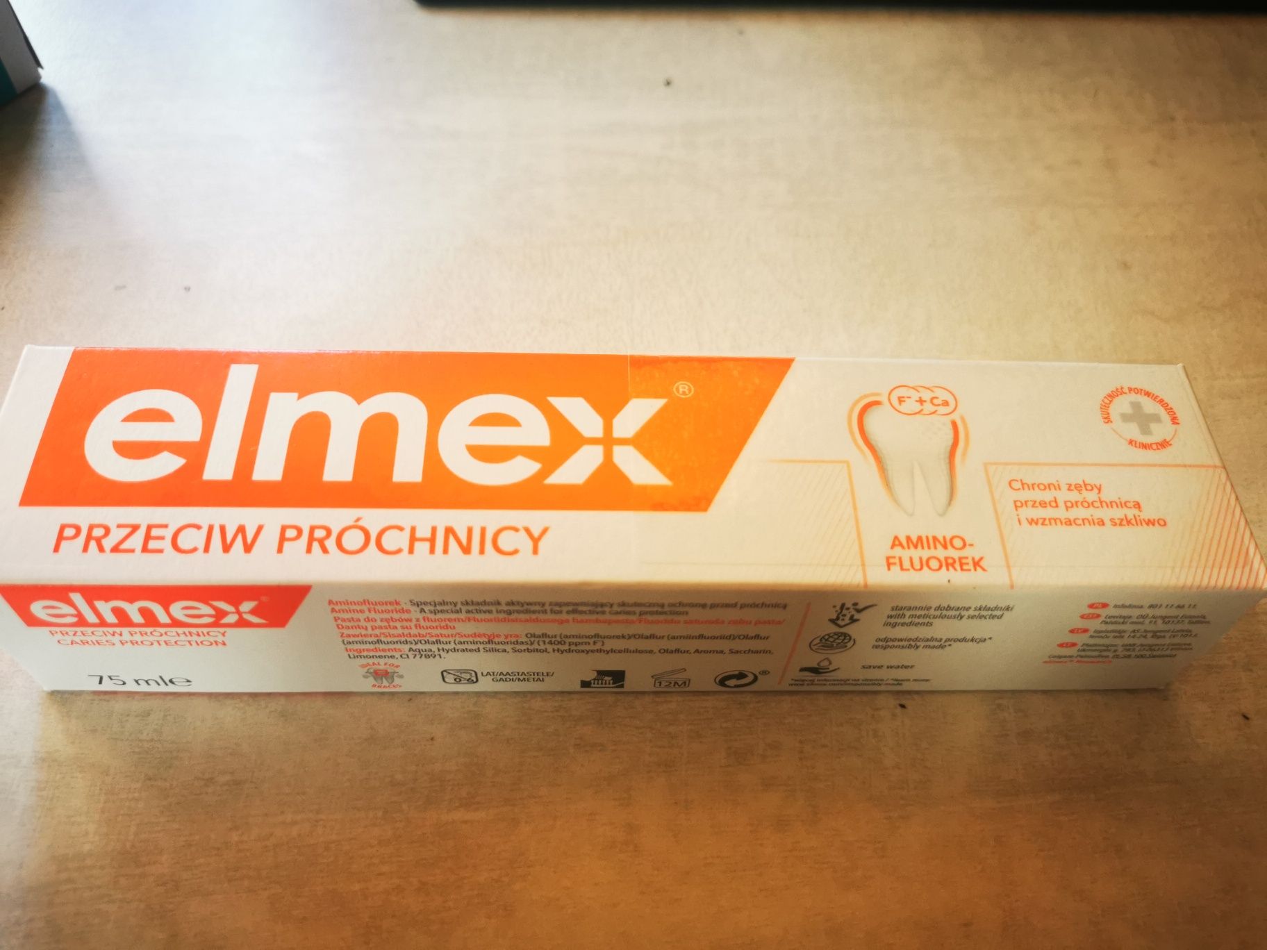 Зубна паста ELMEX захист від карієсу 75 ml