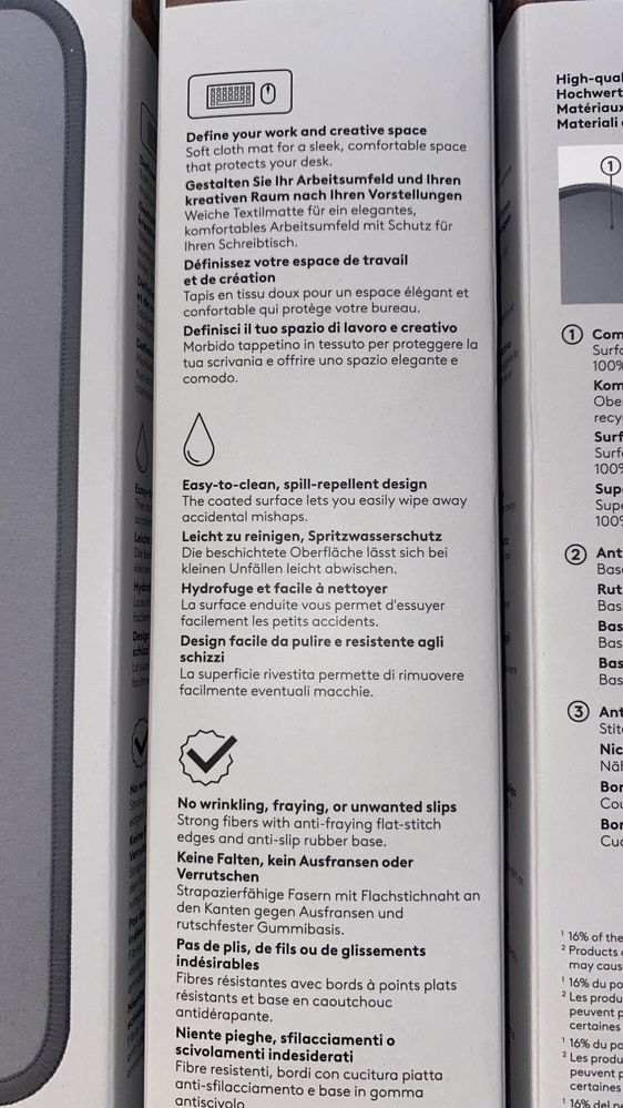 Logitech desk mat studio коврик для мышки