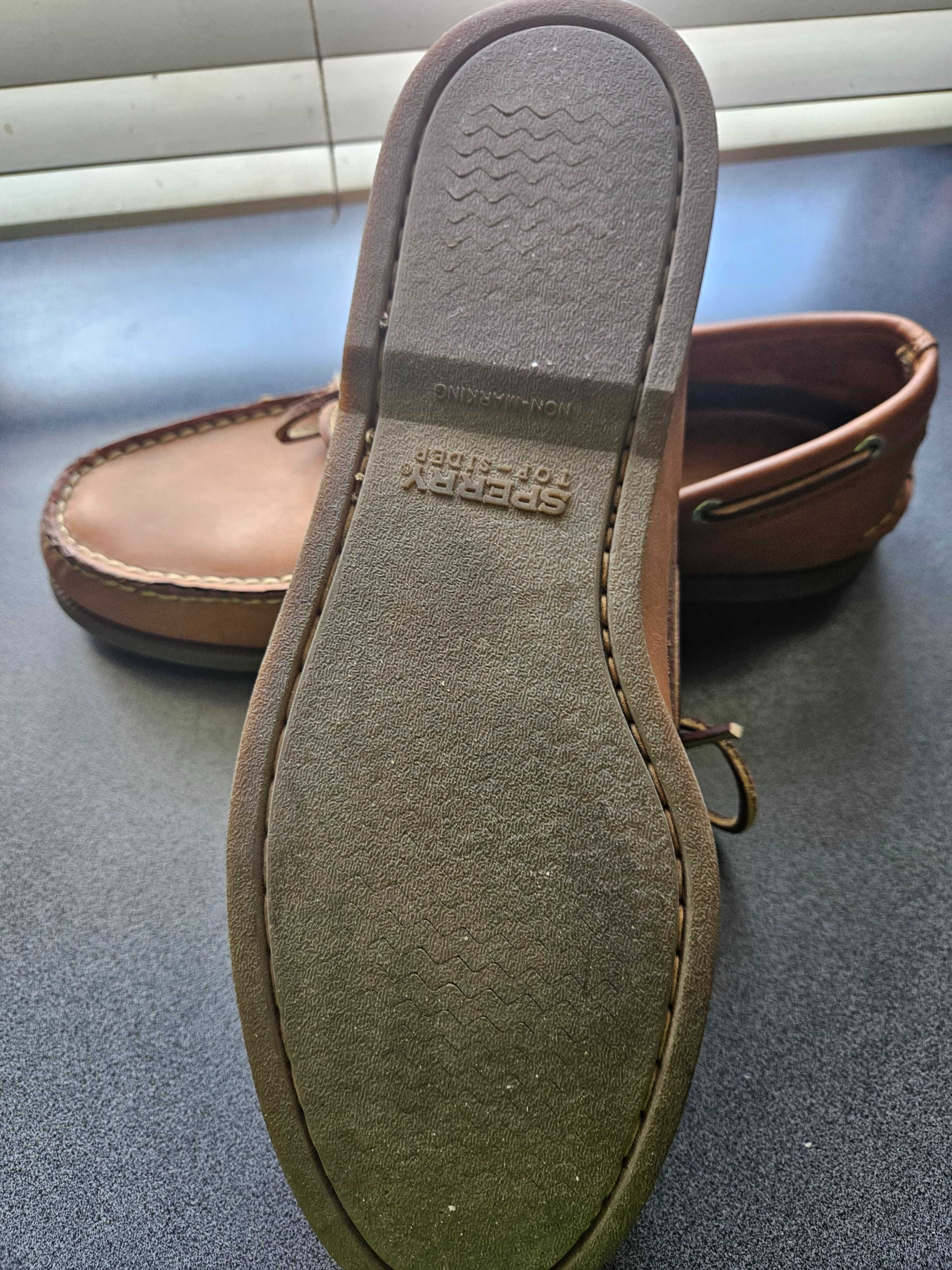 Buty żeglarskie mokasyny Sperry skorzane