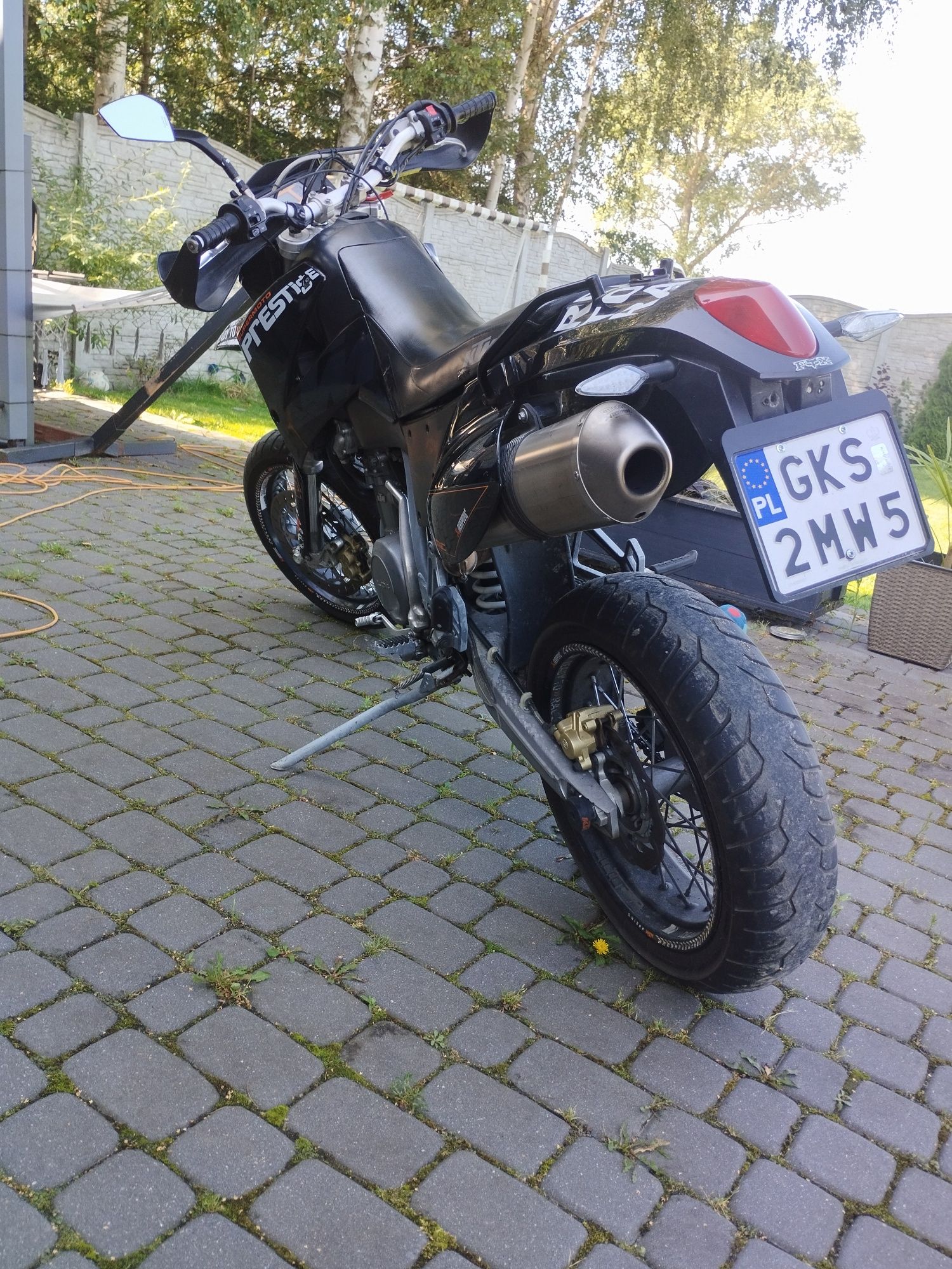 KTM 640 supermoto rok 2003 zarejstrowany lub zamienie