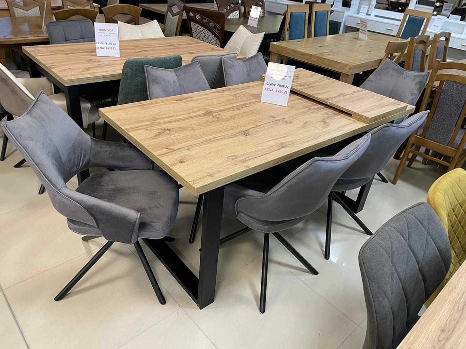 (92WN) Stół rozkładany + 6 krzeseł, okazja 1999 zł