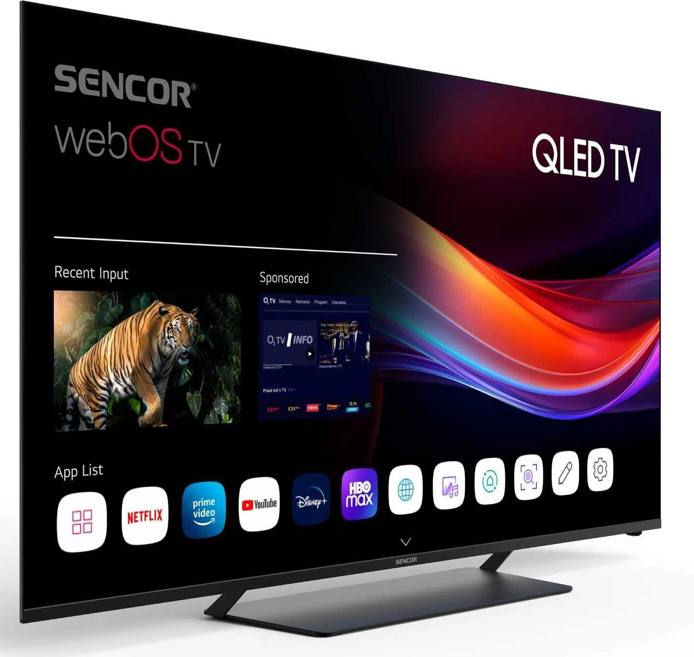 Телевізор 65 дюймів Sencor SLE 65Q870TCSB (QLED 4К Smart TV T2/S2)