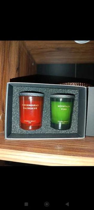 Set 2 Velas - Gingerbread Madaleine/Mountain Pine -70GR -Cereria Molla