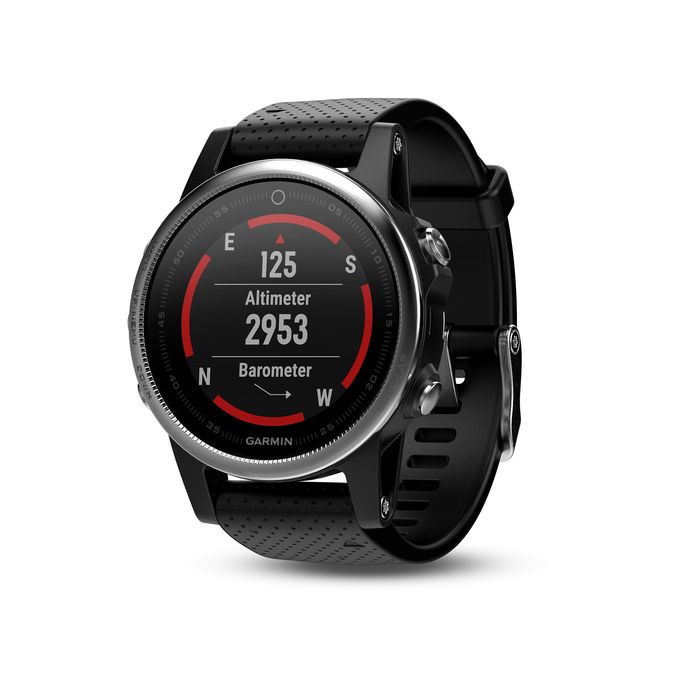RELÓGIO GPS MULTIDESPORTOS SENSOR CARDIO PULSO FĒNIX 5S