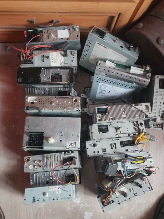 stare radia samochodowe zestaw kolekcja