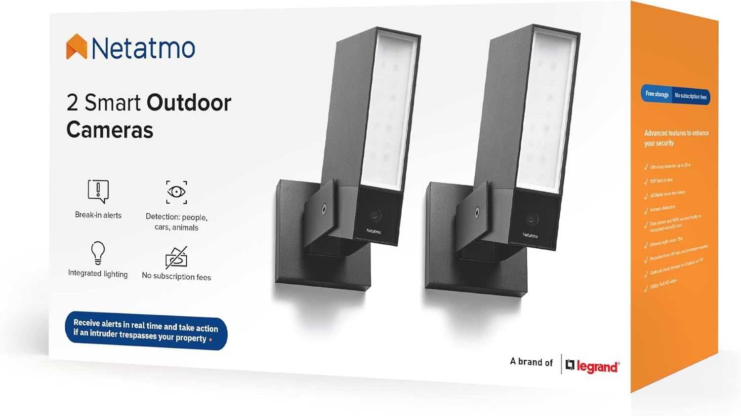 Kamera tubowa (bullet) AHD Netatmo NBU-2-NOC-AMZ 0 Mpx