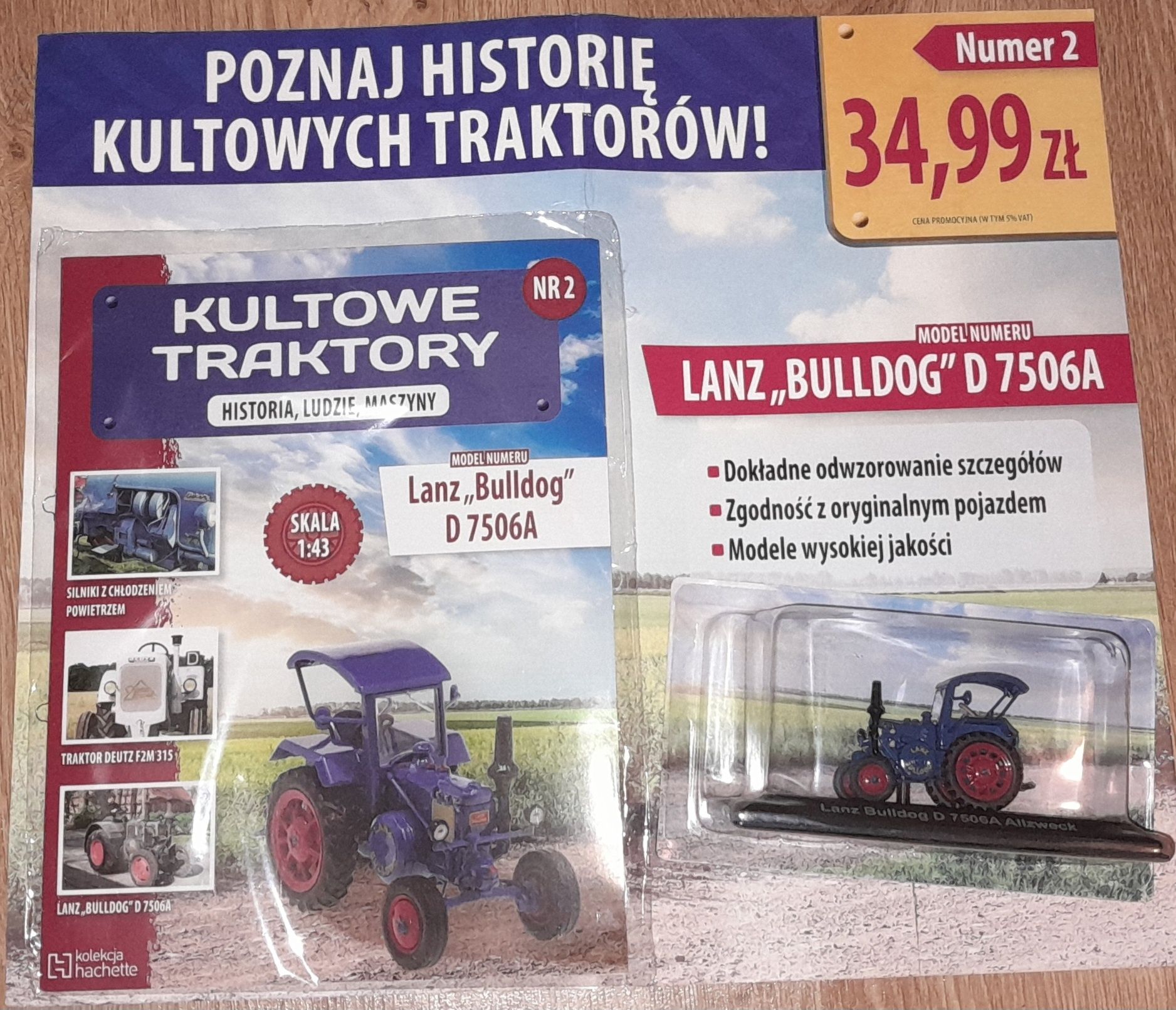 Sprzedam nowy numer 2 wraz z modelem Bulldog D7506A
