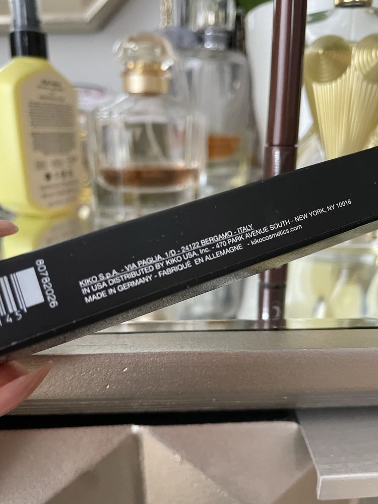Kiko Milano eyeliner liner brazowy metaliczny brąz pisak
