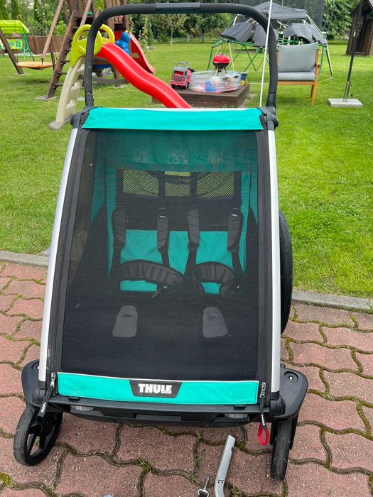Przyczepka rowerowa dwuosobowa Thule Chariot Lite 2 (możliwa wysyłka)