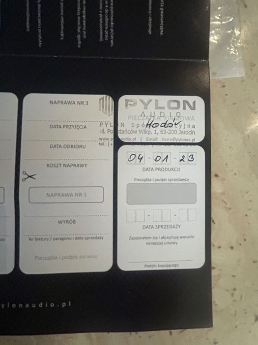 Pylon Jasper 18 + standy, gwarancja