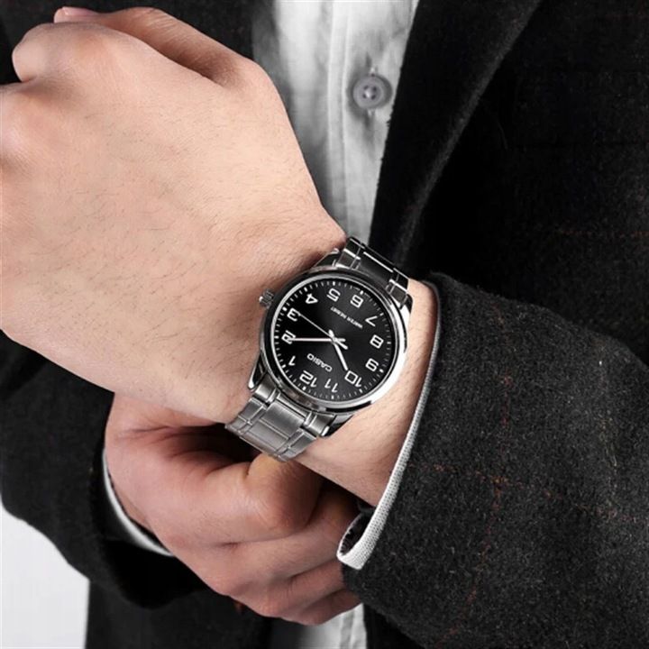 Zegarek Męski Casio Altman+box +grawer Stalowy Cyfry Bransoleta Złoty