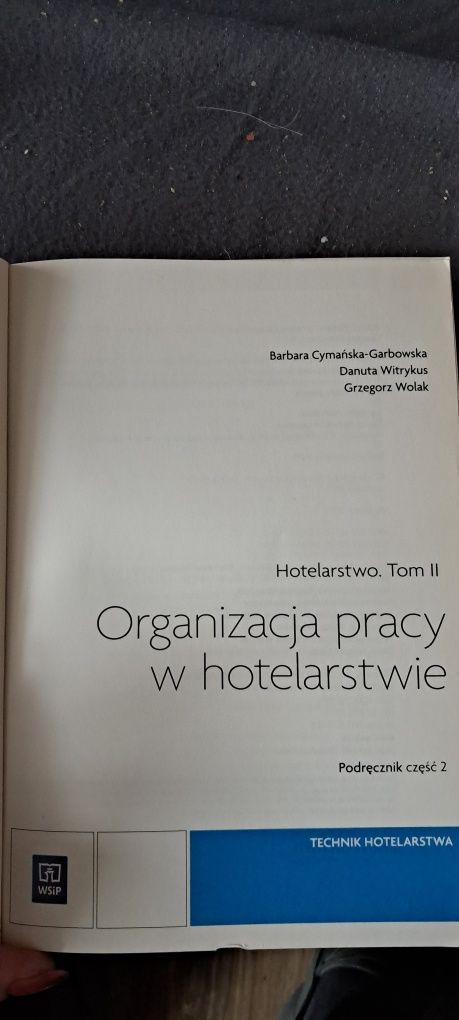 Podręcznik organizacją pracy w hotelarstwieczęść 2