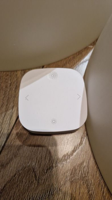 Lampy dwie biale ikea melodi żarówki system bezprzewodowy sterowania