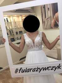 Suknia ślubna Fulara&Żywczyk, r.36 Welon gratis!