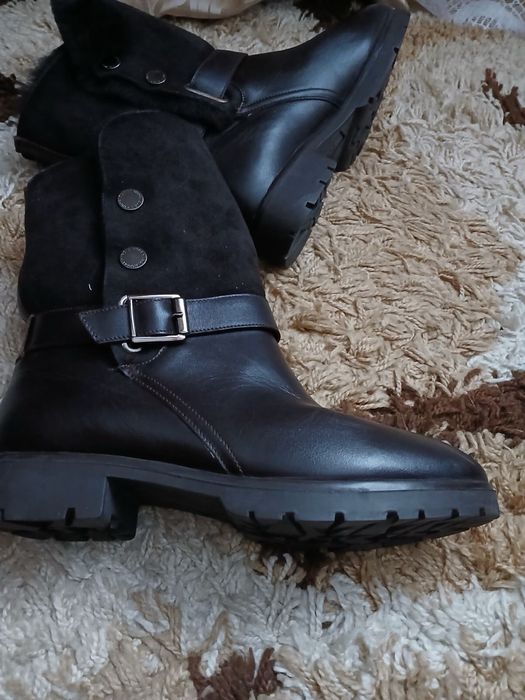 жіночі зимні чоботи з натуральної шкіри