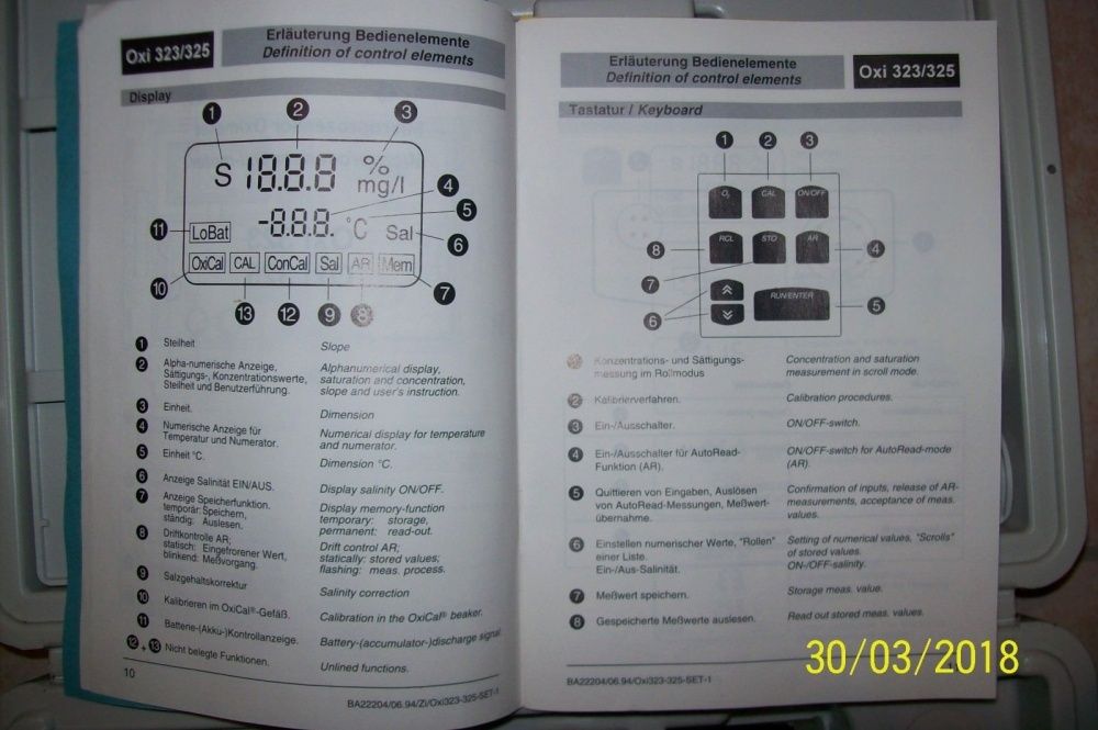 Оксиметр oximeter wtw oxi 323