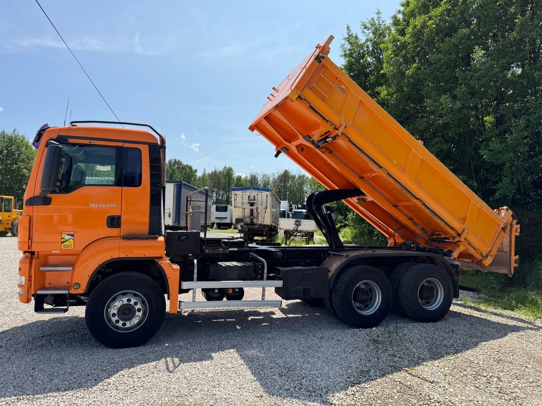MAN  TGS 33.440 6X4 Kiper Wywrotka Manual Resor Hydroburta Nowe Opony