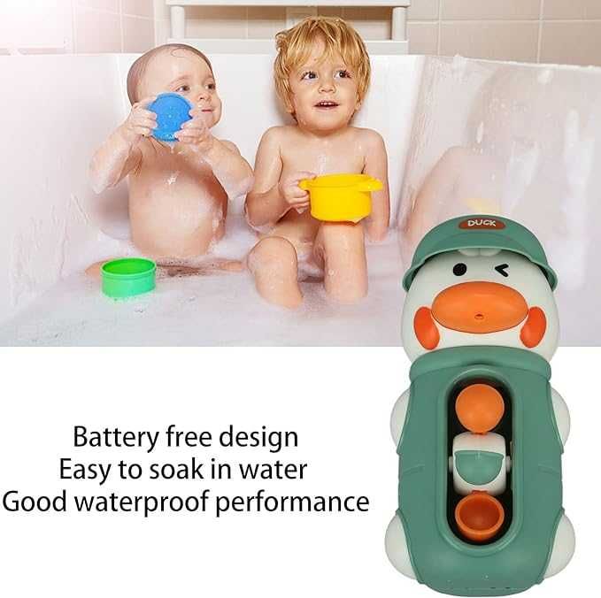 Zabawka do kąpieli prysznic młyn przyssawki kaczka Koło Wodne N419