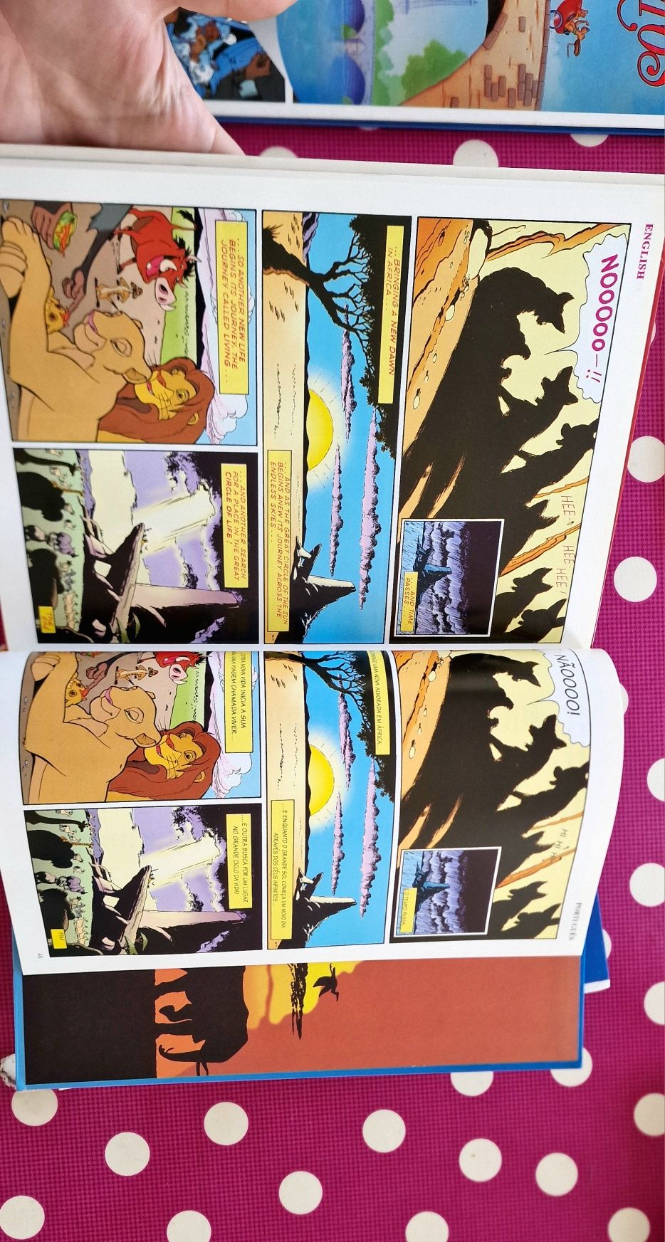 Coleção completa Disney Banda desenhada bilingue PT/ENG