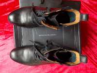 Tommy Hilfiger buty sztyblety, 42 100% oryg skóra piękne czarne USA