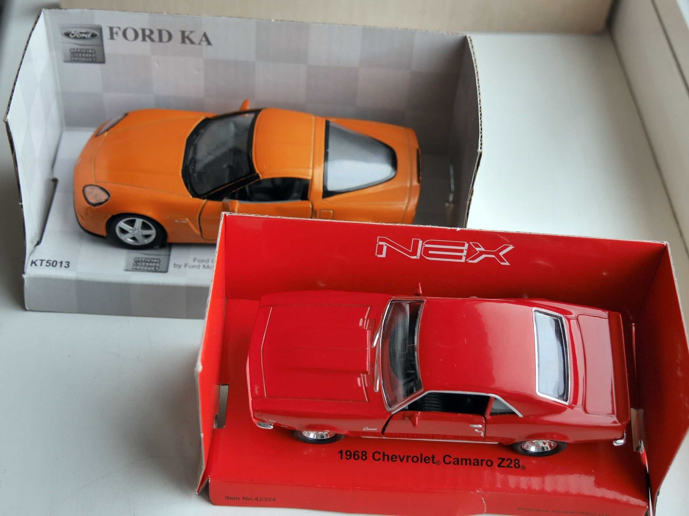 Модель Chevrolet Corvette C6 Z06/CAMARO Z28 1968  WELLY
