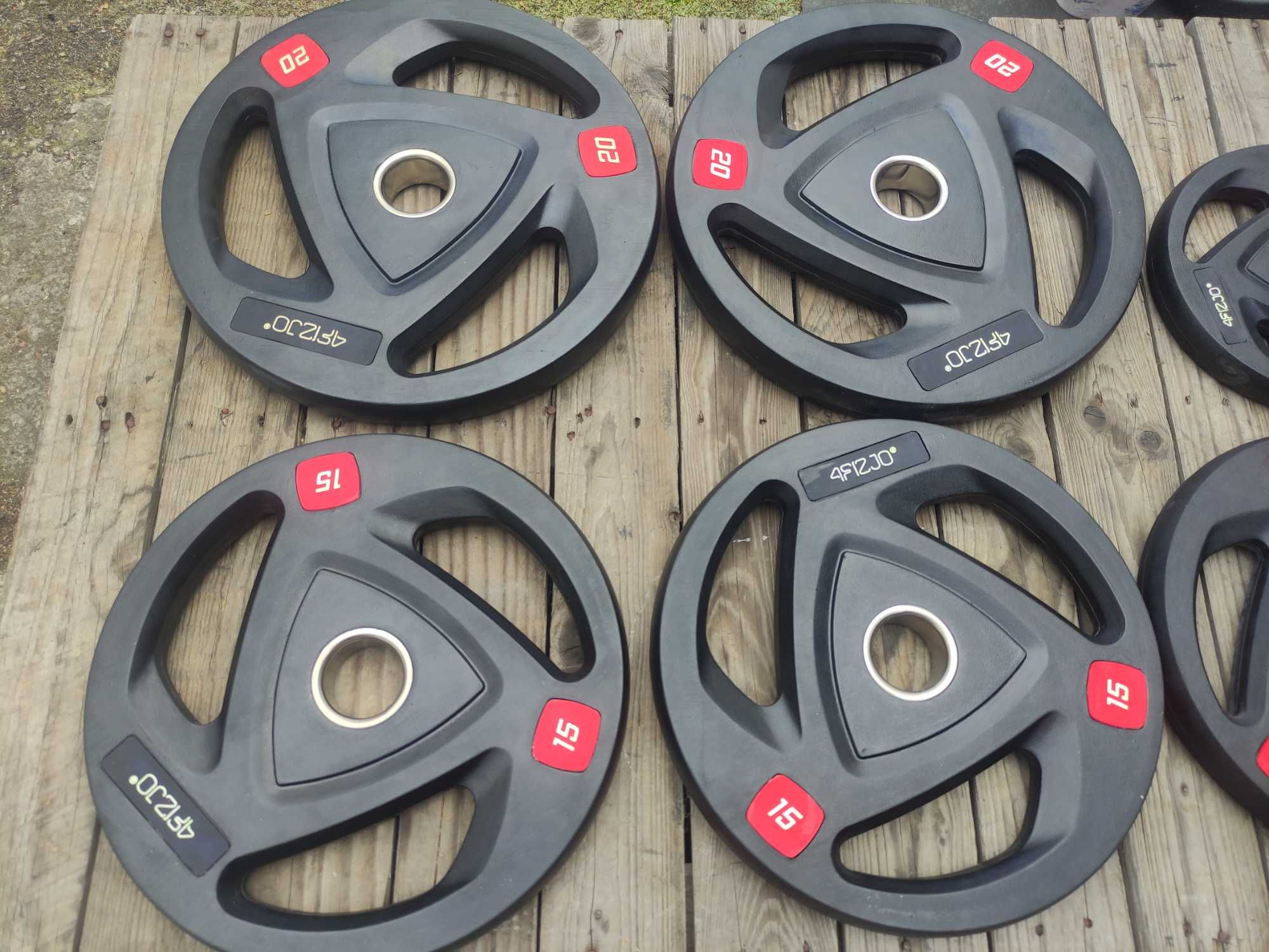 Obciążenie Ogumowane Olimpijskie fi 51mm 100kg 2x20kg 2x15kg 2x10kg