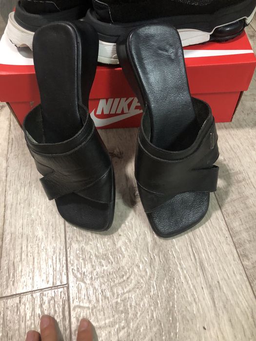 Шкіряні шльоки босоніжки wrainggler