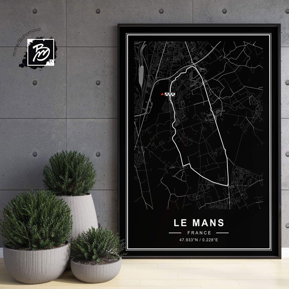 Plakat 100x70 Tory Formuły 1 wyścigowe Le Mans Imola red bull ring