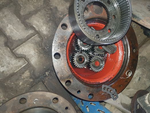 koparka cat caterpillar 212 b ft 206 zwolnica mostu zf apl 355