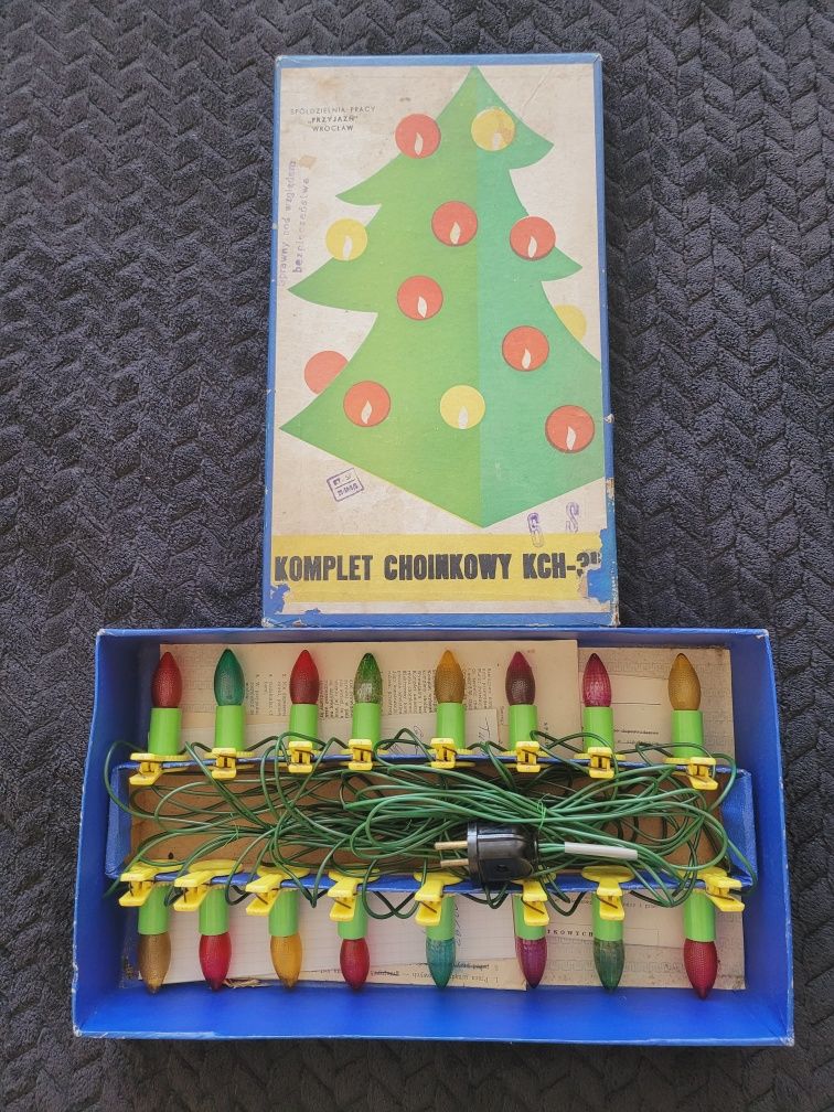 Lampki choinkowe prl
