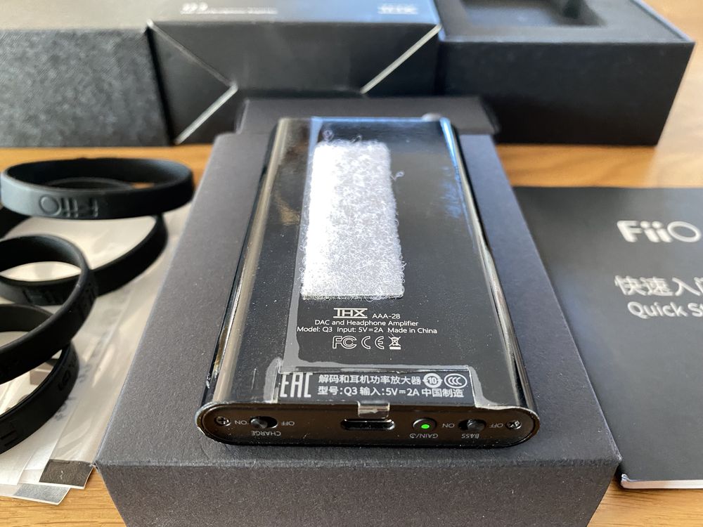 DAC USB Fiio BTR5 oraz Fiio Q3 v2 (New), aptx-hd, bluetooth