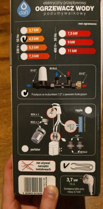 Elektryczny ogrzewacz