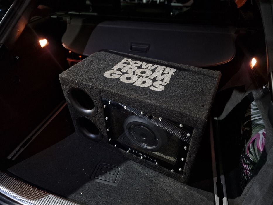Skrzynia basowa subwoofer tuba Głośnik 30 cm Vibe Black Air 12d2v7