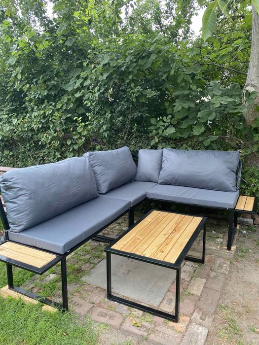Комплект садові меблі , куток з металу, диван на терасу