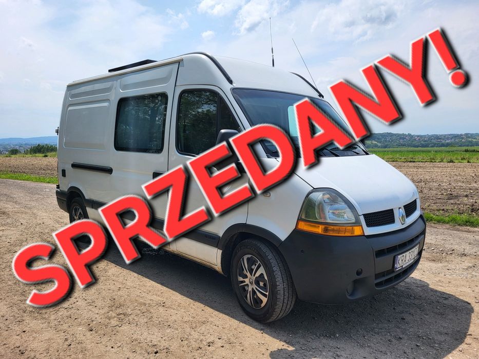 Kamper, kampervan Renault Master II 2 samowystarczalny