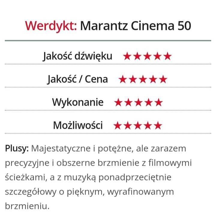 Nowość Marantz Cinema 50 | autoryzowany sklep WROCŁAW