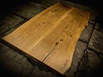 Blat dębowy na stół biurko ławę 145x80 Live Edge