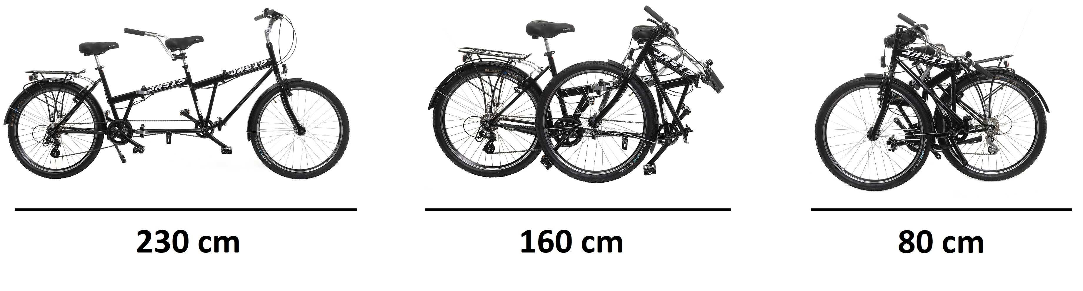 Rower tandem Składany PREMIUM 26' Składak NOWY