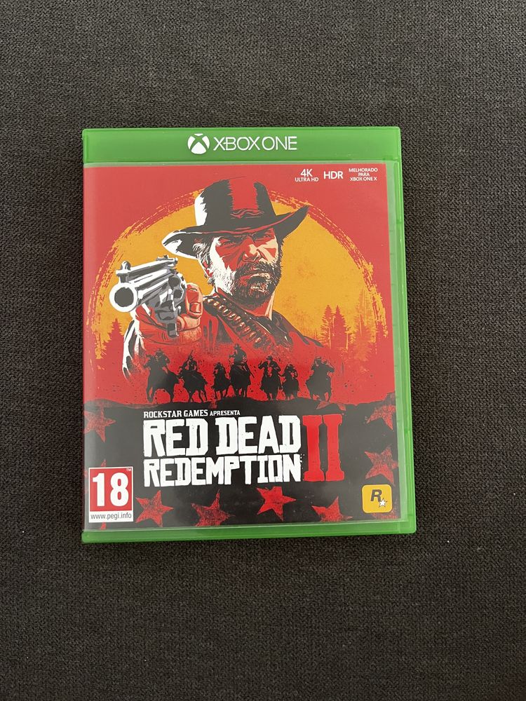 Red dead 2 xbox one+bateria original xbox