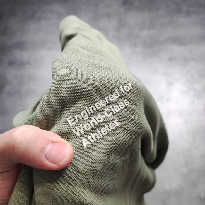 MĘSKA Bluza PREMIM Nike Oliwka Swoosh z Kapturem jak NOWA Hoodie Logo