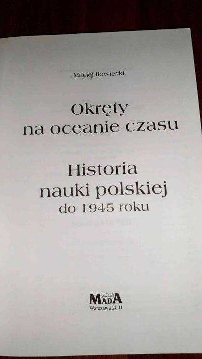 Maciej Iłowiecki Okręty na oceanie czasu