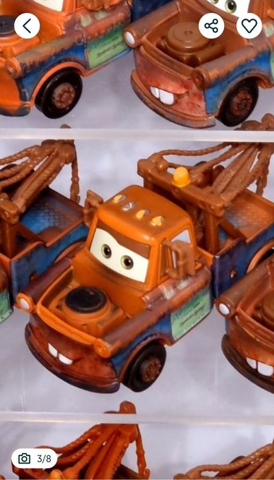 Тачки cars Мэтр от Disney pixar mattel