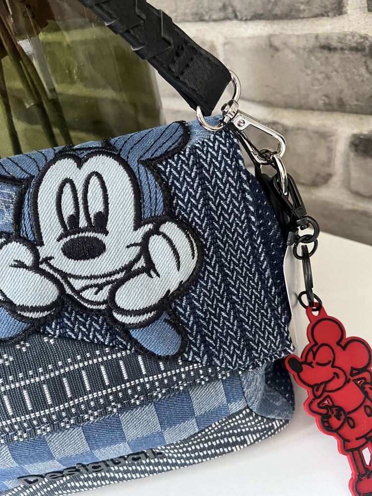 Torba Desigual jeans Myszka Mickey komplet metek NOWA