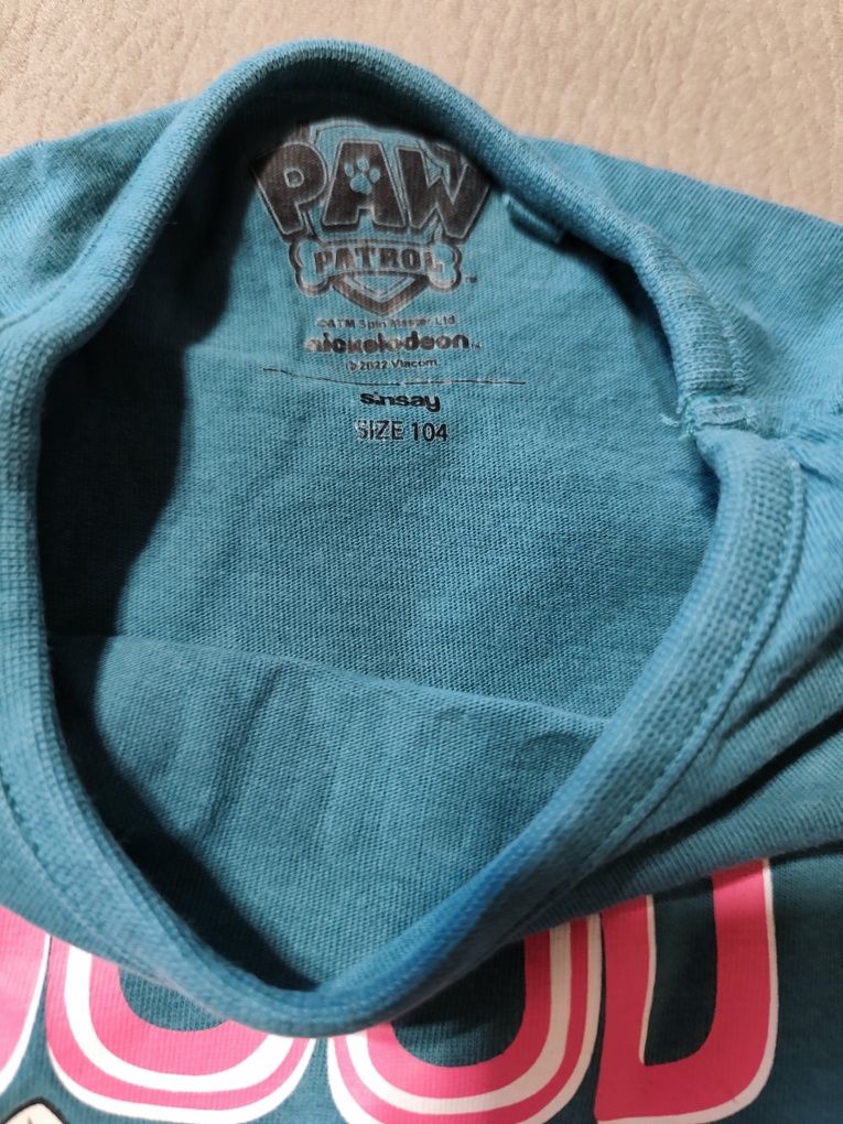 Bluzka dziewczęca z długim rękawem 104 bluza Psi patrol Sky Everest